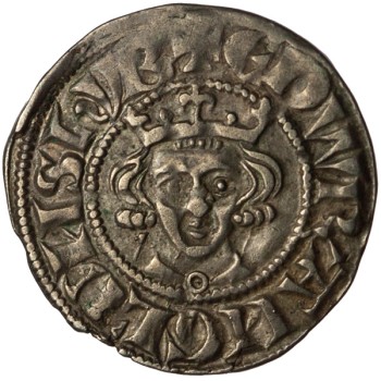 Edward I Silver Penny 1d - Annulet on breast