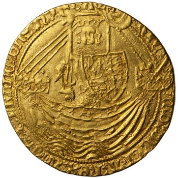 Richard II Gold Noble - Unique Reverse