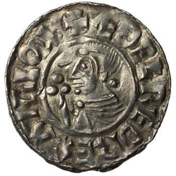 Aethelred II 'CRUX' Silver Penny Northampton