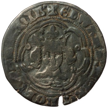 Edward III Silver Halfgroat Transitional Treaty