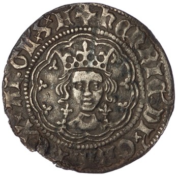 Henry VI Silver Halfgroat Annulet Issue York