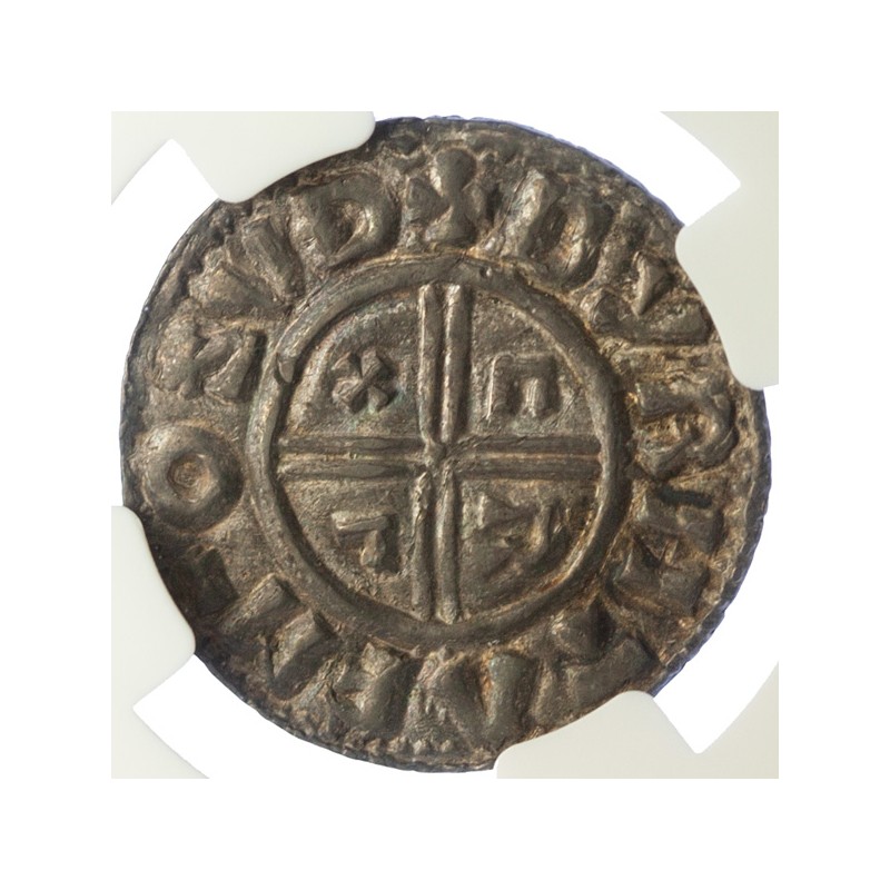 Aethelred II 'CRUX' Silver Penny﻿ Southwark B0451