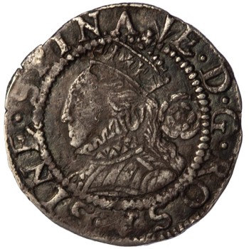 Elizabeth I Silver Threehalfpence 156Z/1