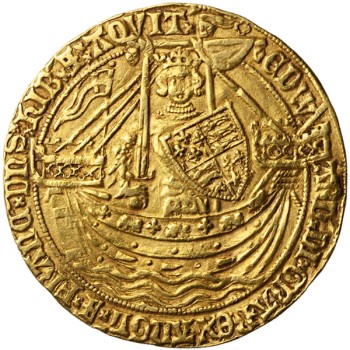 Edward III Gold Noble - Post-treaty Calais