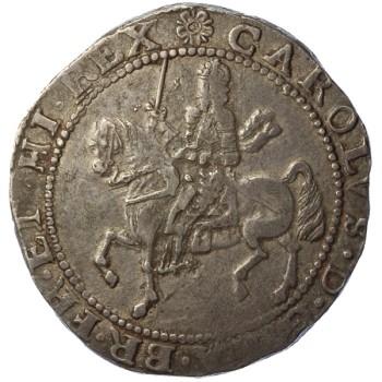 Charles I Exeter Silver Halfcrown