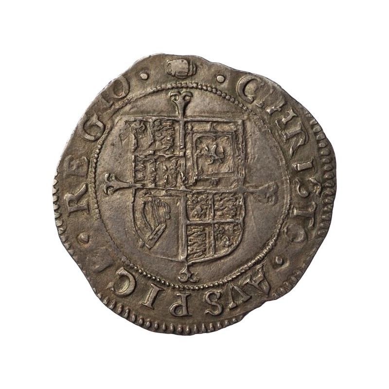 Charles I Silver Sixpence H0748