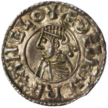 Aethelred II 'Last Small Cross' Silver Penny Canterbury