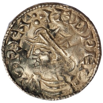 Edward The Confessor 'Radiate/Small Cross' Silver Penny - Dover