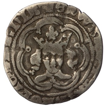 Edward III Silver Halfgroat Transitional Treaty