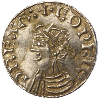 Edward The Confessor 'Radiate/Small Cross' Silver Penny - Wallingford