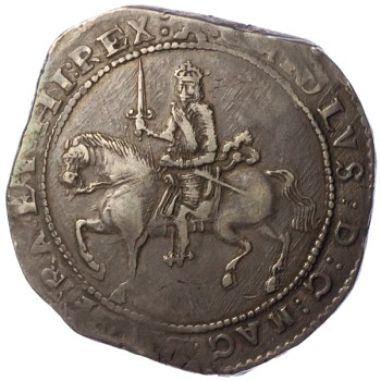 Charles I Silver Crown Exeter