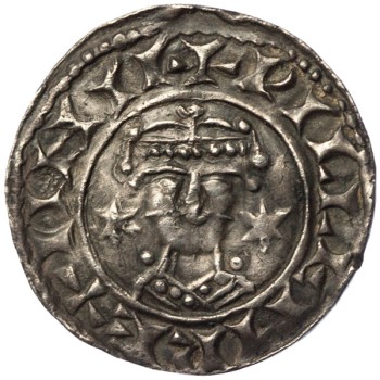 William I 'Two Stars' Silver Penny Norwich