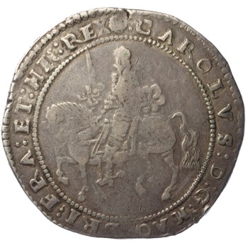 Charles I Silver Crown Exeter - Ex Brooker