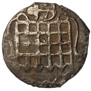 Elizabeth I Silver Halfpenny - Anchor