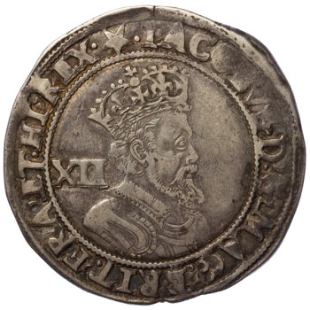 James I Silver Shilling - Mullet