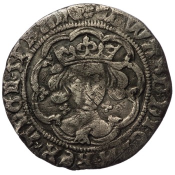 Edward IV Silver Groat - London - Altered York die