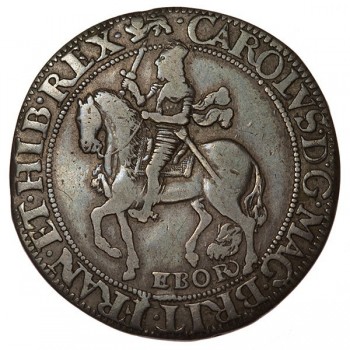Charles I Silver York Halfcrown