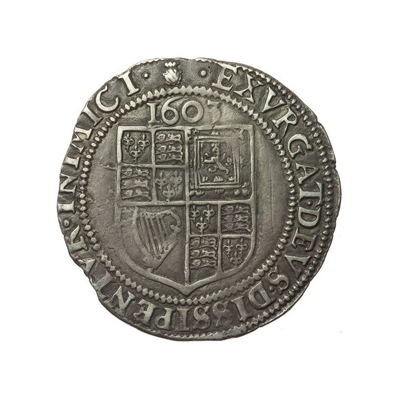 James I Silver Sixpence 1603 H0431