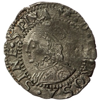 Elizabeth I Silver Threefarthings 1561